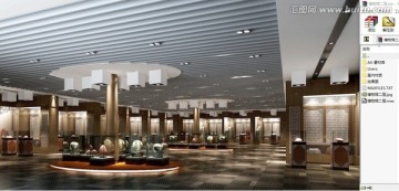 博物館設計效果圖3d模型