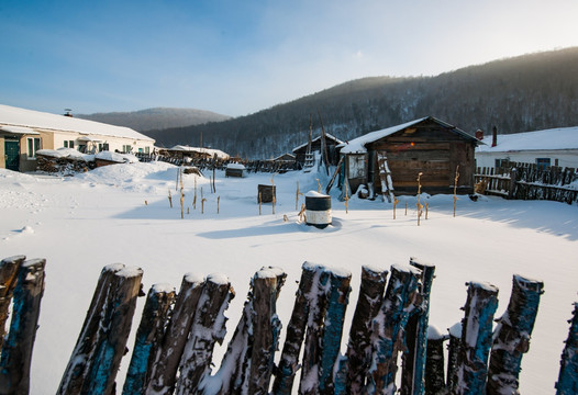 雪乡 雪村 雪景