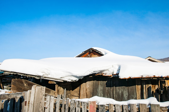 雪乡 雪村 雪景