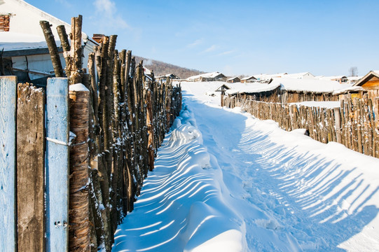 雪乡 雪村 雪景