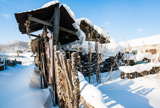 雪乡 雪村 雪景