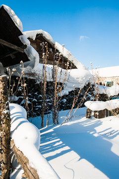 雪乡 雪村 雪景