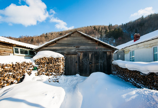 雪乡 雪地 雪景