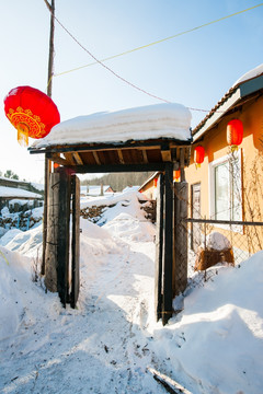 雪乡 雪村 雪景