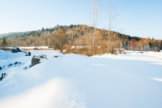 雪乡 雪村 雪景