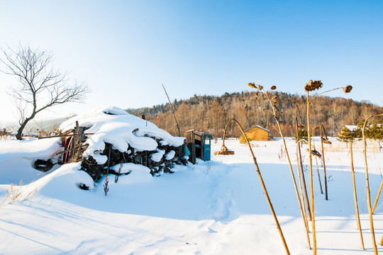 雪景 雪乡 雪村