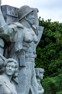龙华列士陵园 革命烈士雕塑