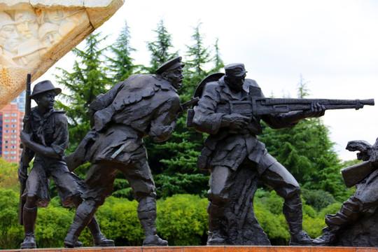 龙华列士陵园 革命烈士 雕塑