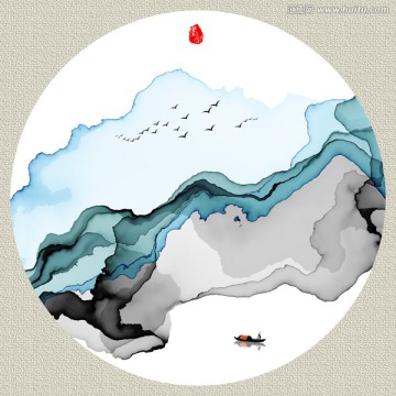 水墨小品