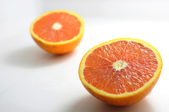 橙子断面 红心甜橙