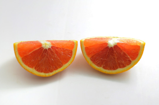 橙子断面 红心甜橙