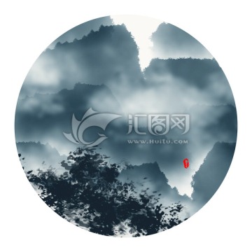 水墨山水畫