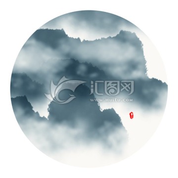 水墨山水畫
