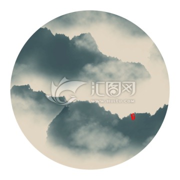 水墨山水畫