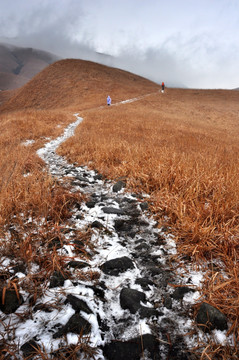 高山山体景观