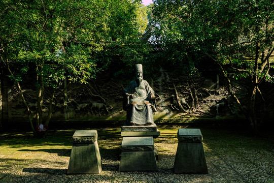 范钦像 天一阁 宁波古代建筑