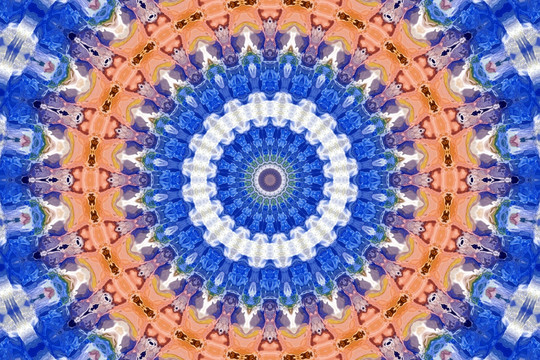 漂亮花型抽象圖案