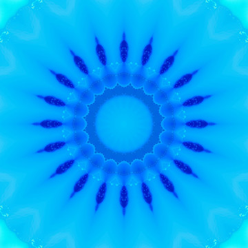 藍色夢幻拼花花型圖案