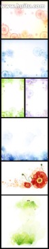 背景花紋