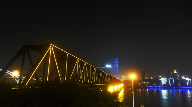 城市柳州灯光夜景