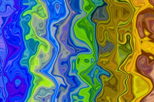 抽象油畫 無分層