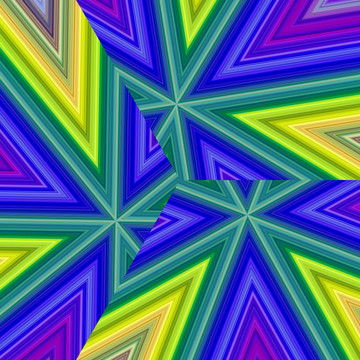 抽象花型拼花圖案