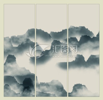 水墨山水畫