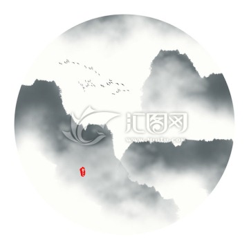 水墨山水畫