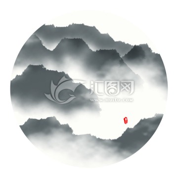 水墨山水畫