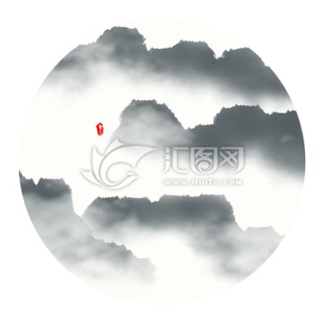 水墨山水畫