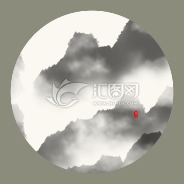 水墨山水畫