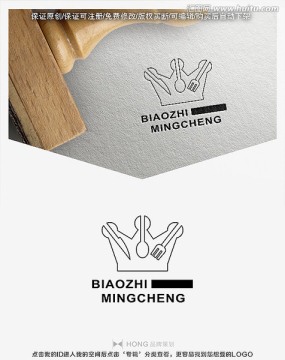 刀叉 餐飲 西餐 LOGO