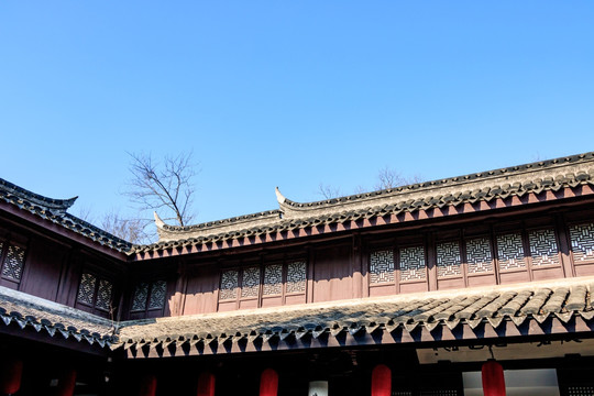 中式小楼 古建筑 园林 传统建
