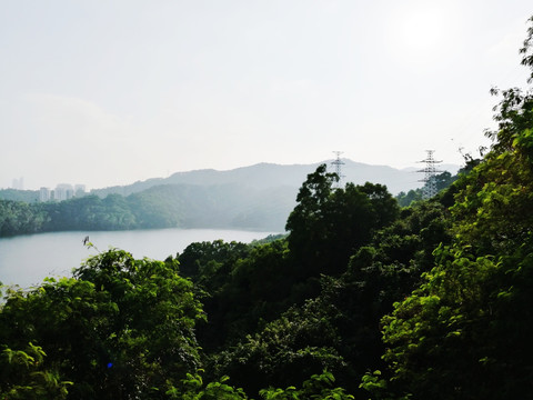 深圳塘朗山梅林水库景区