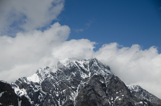 玉龙雪山 山峰 冰峰