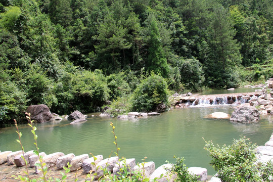 小河风景