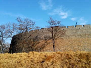 山海关古城墙壁