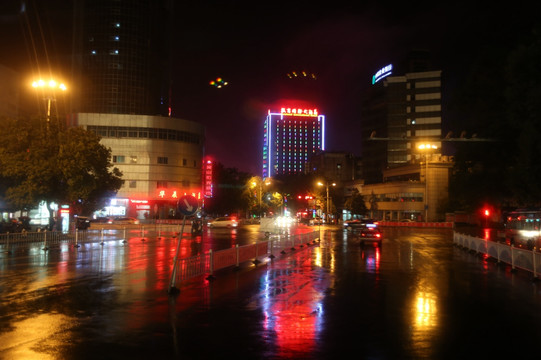 黄山市夜景