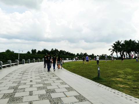 深圳福田滨海公园风景