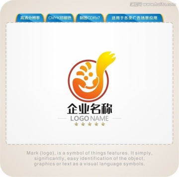 小吃LOGO