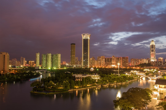 温州夜景 南塘街夜景