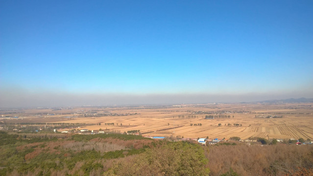 城市上空的雾霾