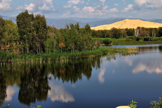 新疆 西北 白沙湖