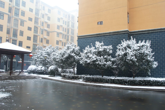 雪景小区