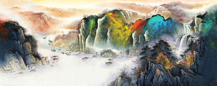 山水國(guó)畫