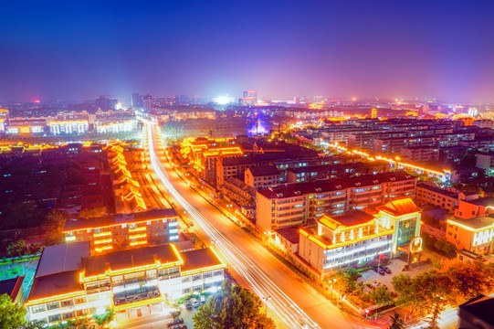 青州城市夜景
