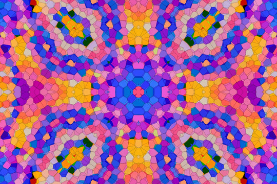 色塊背景拼花抽象圖案 無分層