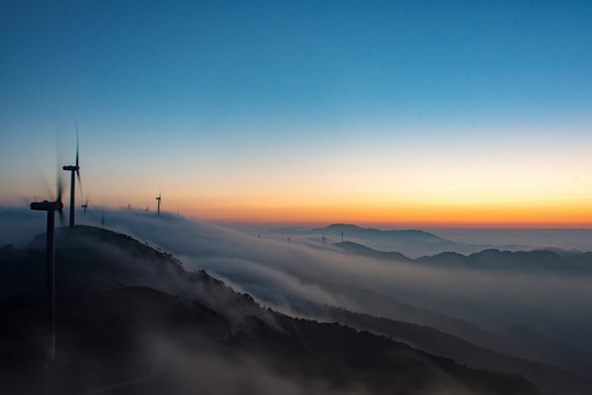 大容山日出美景