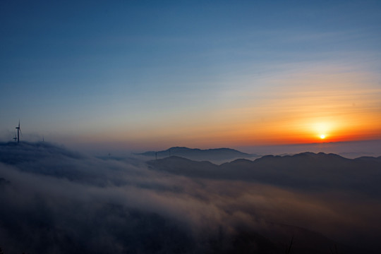 大容山日出美景