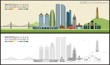 銀川地標(biāo)建筑